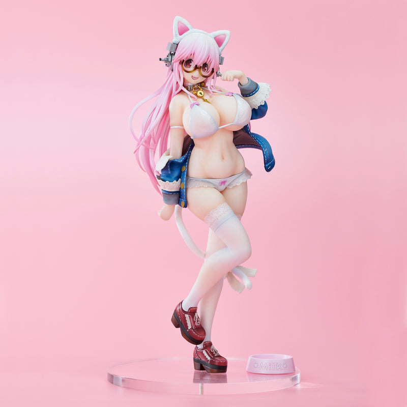 Super Sonico Union Creative Super Sonico White Cat Ver.(REPRODUCTION)