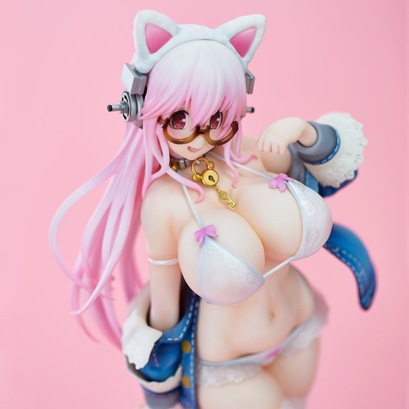 Super Sonico Union Creative Super Sonico White Cat Ver.(REPRODUCTION)