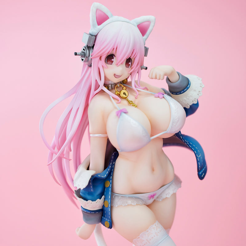 Super Sonico Union Creative Super Sonico White Cat Ver.(REPRODUCTION)