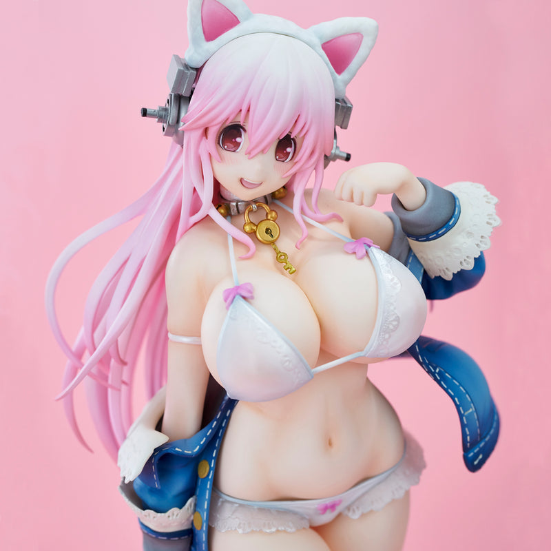 Super Sonico Union Creative Super Sonico White Cat Ver.(REPRODUCTION)