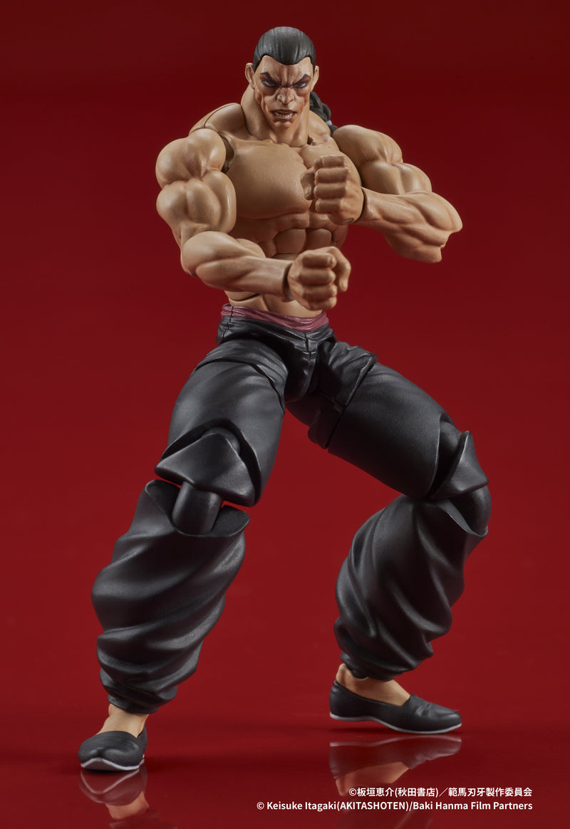 Baki Hanma DIGACTION Retsu Kaioh Posable Figure