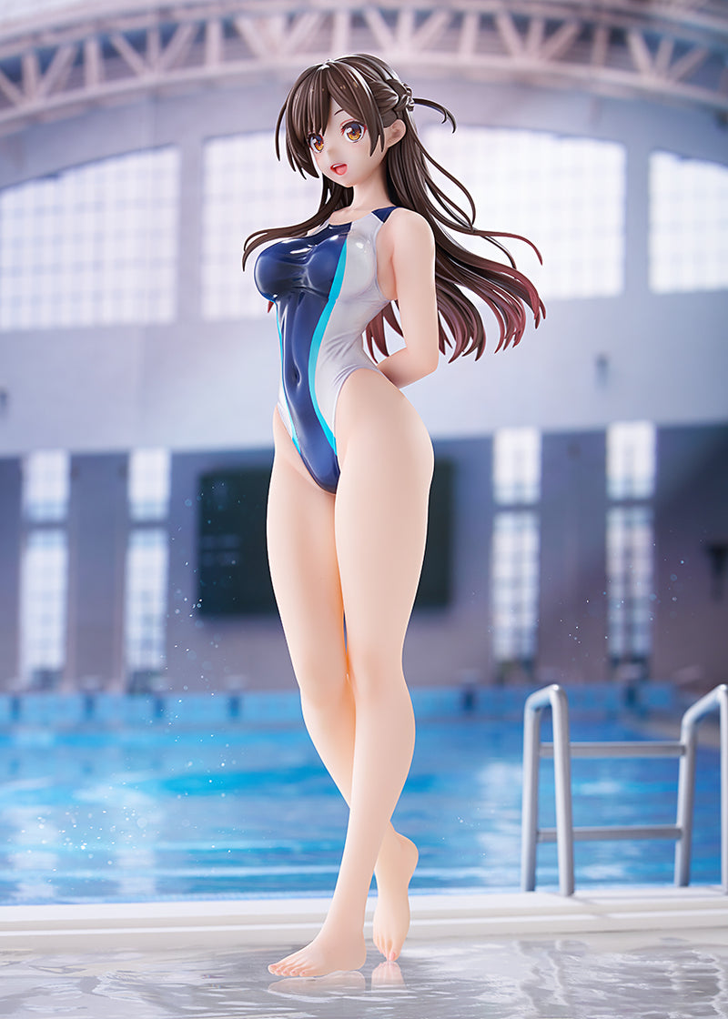 Rent-A-Girlfriend AMAKUNI Chizuru Mizuhara Light Blue Line Swimwear Ver.