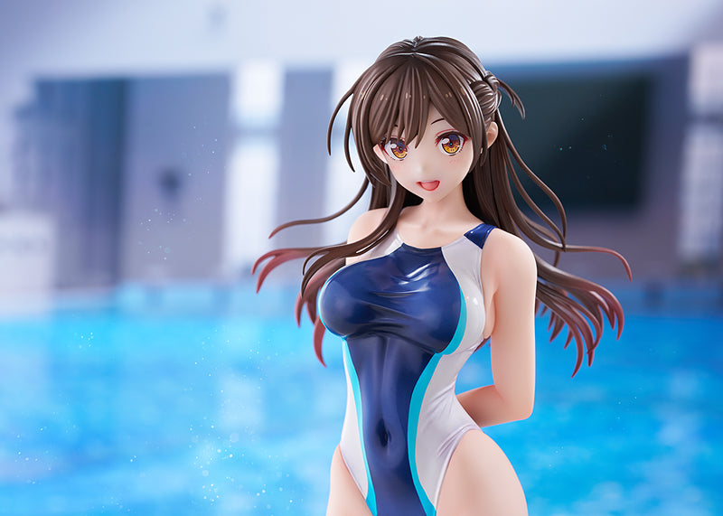 Rent-A-Girlfriend AMAKUNI Chizuru Mizuhara Light Blue Line Swimwear Ver.
