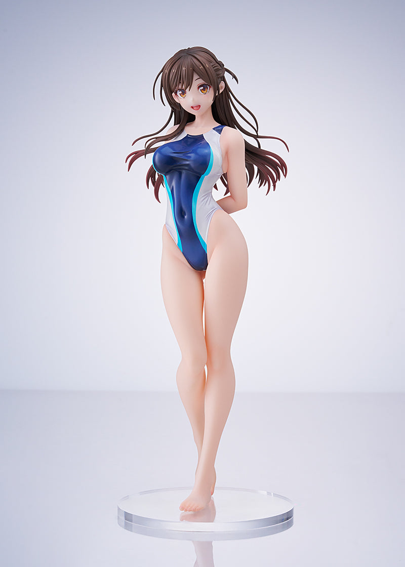 Rent-A-Girlfriend AMAKUNI Chizuru Mizuhara Light Blue Line Swimwear Ver.
