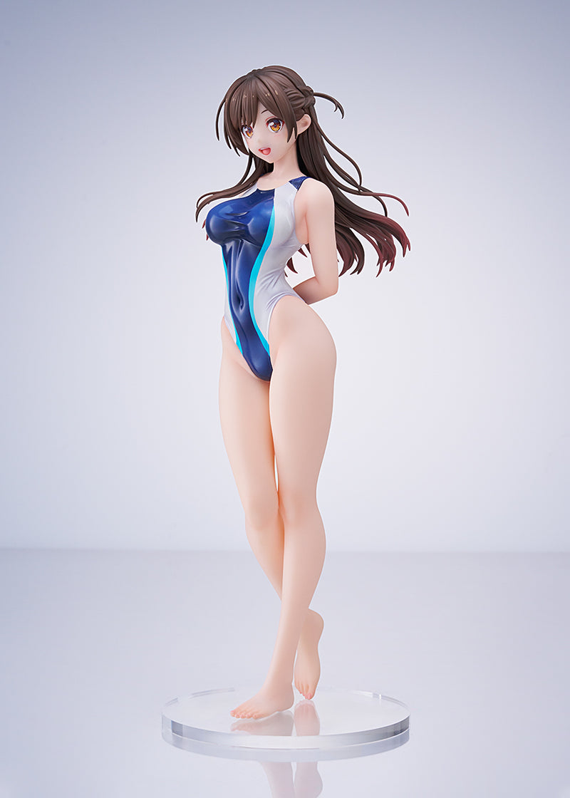 Rent-A-Girlfriend AMAKUNI Chizuru Mizuhara Light Blue Line Swimwear Ver.