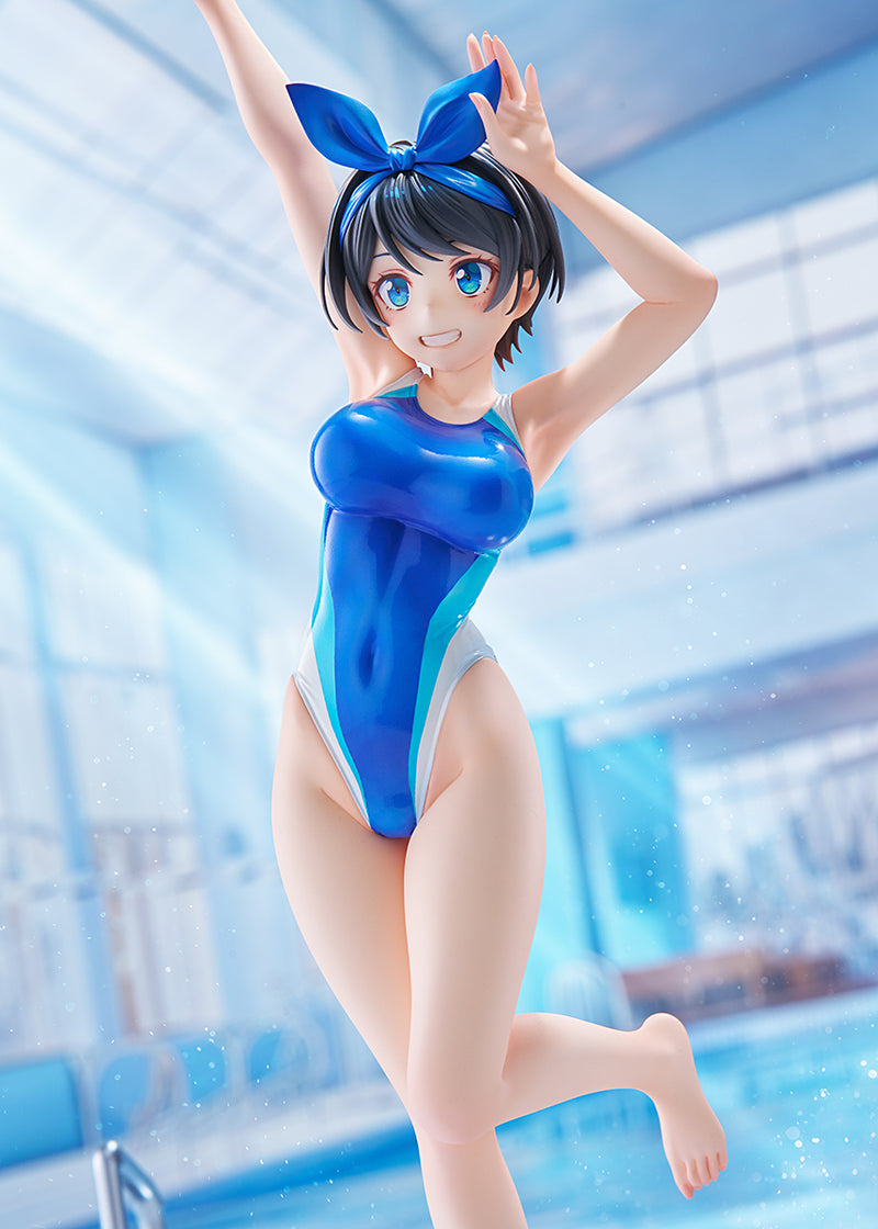 Rent-A-Girlfriend AMAKUNI Swimsuit Silhouette Ruka Sarashina Competition Swimsuit Ver.