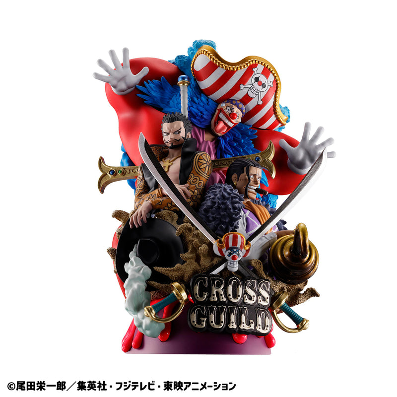 ONE PIECE MEGAHOUSE PETITRAMA DX LOGBOX RE BIRTH 03 Cross Guild