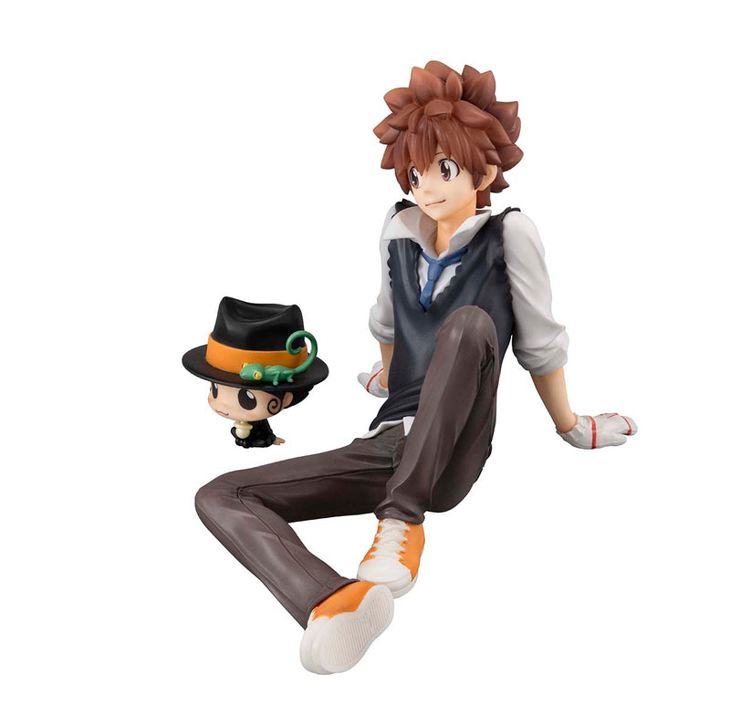 Katekyo Hitman Reborn! MEGAHOUSE G.E.M. Series Palm size Tsuna & Reborn ／Hibari & Hibird set