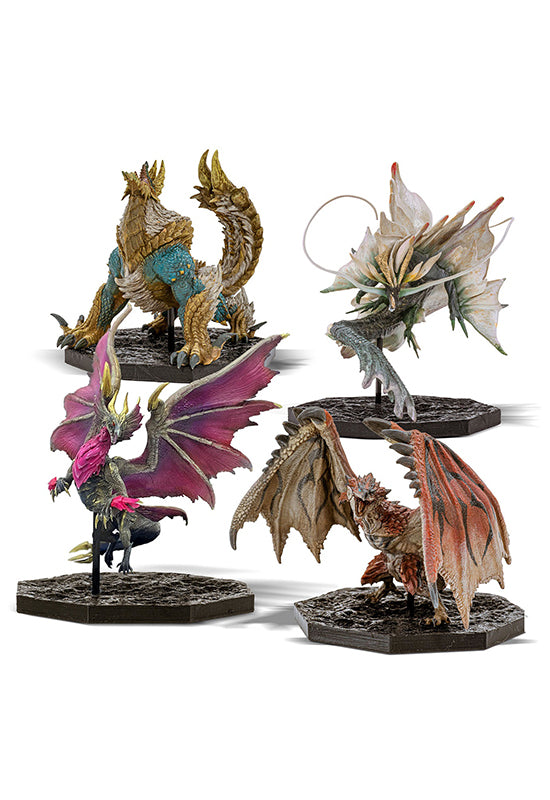 Monster Hunter CAPCOM CFigure Builder Cube 4 Set Box (Rathalos / Zinogre / Malzeno / Amatsu)