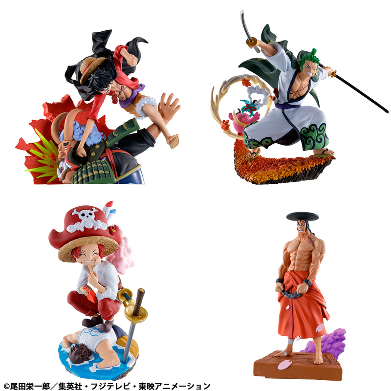 ONE PIECE MEGAHOUSE Pettitrama series LOGBOX RE BIRTH Wano Kuni vol.1 set（Repeat）
