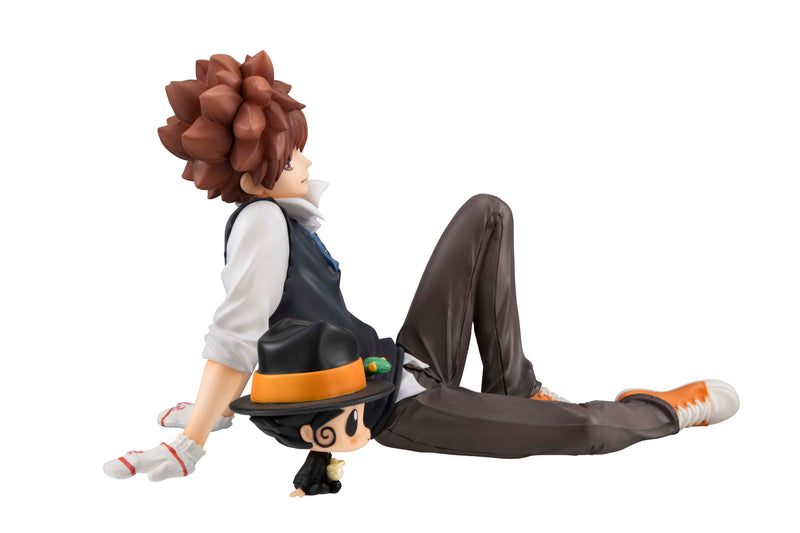 Katekyo Hitman Reborn! MEGAHOUSE G.E.M. Series Palm size Tsuna & Reborn ／Hibari & Hibird set