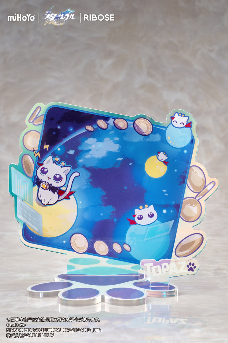 RISE UP+ Honkai: Star Rail RIBOSE Chibineko Series Figure Topaz & Numby Ver.