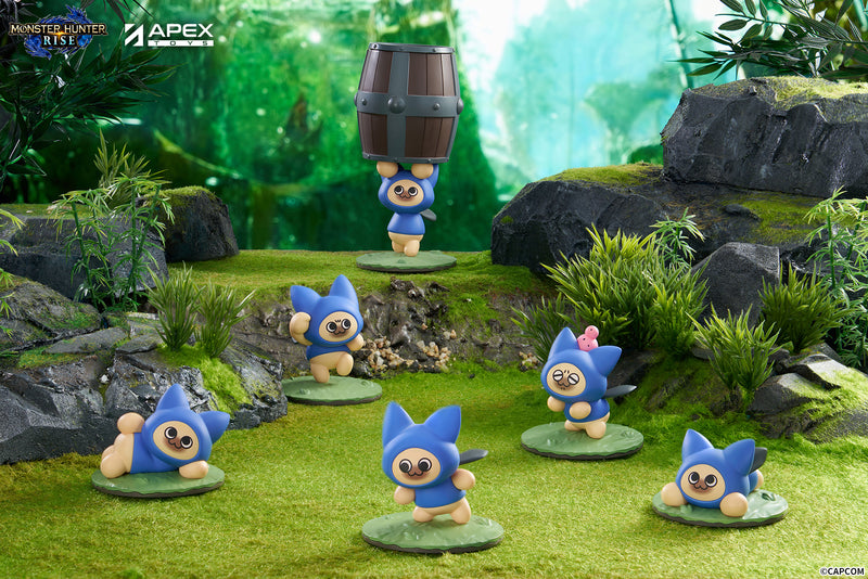 Monster Hunter Rise APEX Felyne CAT Blind Box Figure 6Pack BOX