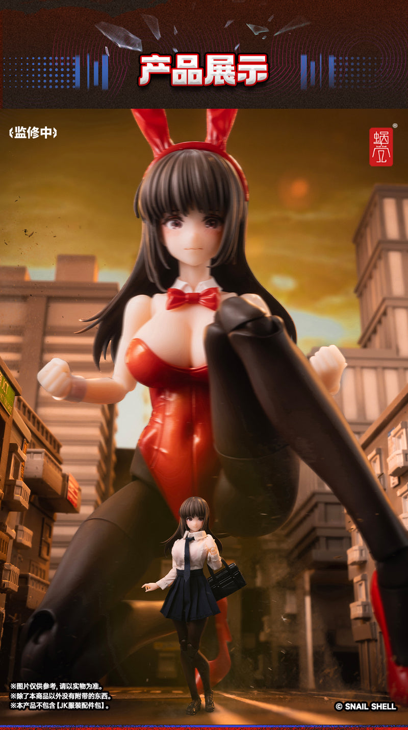 FANTASY JK SERIES SNAIL SHELL JK-01 BUNNY GIRL RENA 1:12 SCALE ACTION FIGURE