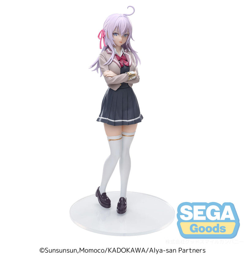 Alya Sometimes Hides Her Feelings in Russian SEGA Luminasta TV Anime Alya Uniform