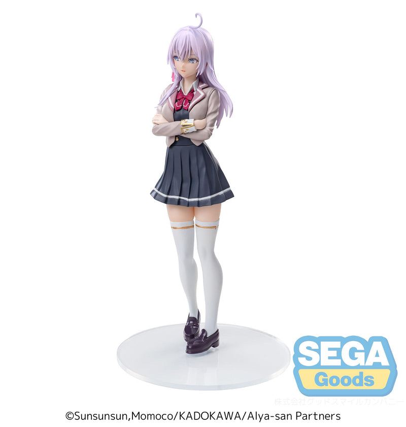 Alya Sometimes Hides Her Feelings in Russian SEGA Luminasta TV Anime Alya Uniform