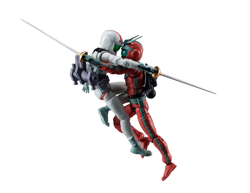 Mobile Suit Gundam MEGAHOUSE G.M.G. COLLECTION EX 09 Mobile Suit Gundam Earth Federation Amuro Ray & Char Aznable Normal Suit Ver.【with gift】