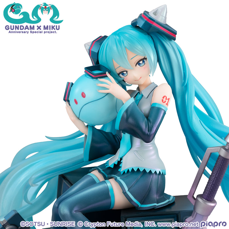 Mobile Suit Gundam 45th Anniversary X Hatsune Miku MEGAHOUSE Lucrea Hatsune Miku X OO Gundam