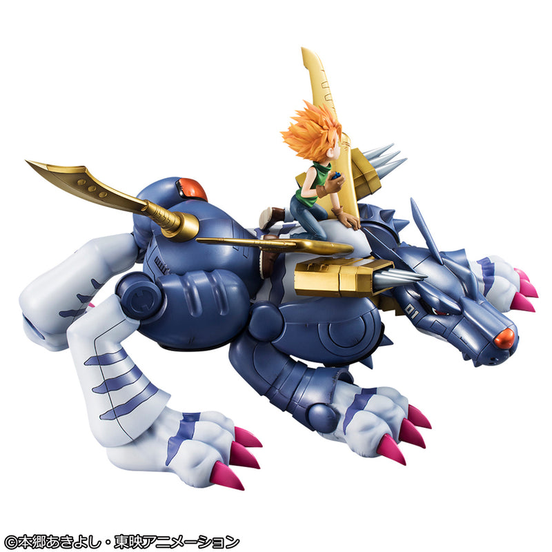 Digimon Adventure MEGAHOUSE Precious G.E.M. Series Metal Garurumon & Ishida Yamato (Repeat)