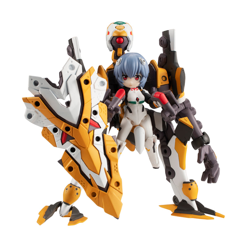 Evangelion: 3.0+1.0 Thrice Upon a Time MEGAHOUSE DESKTOP ARMY Ayanami Rei & Evangelion No. 0  (Kai)(Repeat)