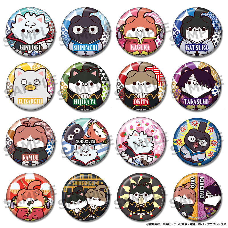 Gintama MEGAHOUSE MEGA CAT PROJECT Nyantama! Metal Badge Collection