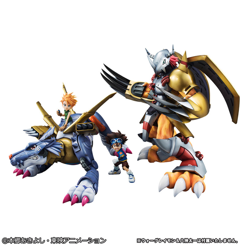 Digimon Adventure MEGAHOUSE Precious G.E.M. Series Metal Garurumon & Ishida Yamato (Repeat)