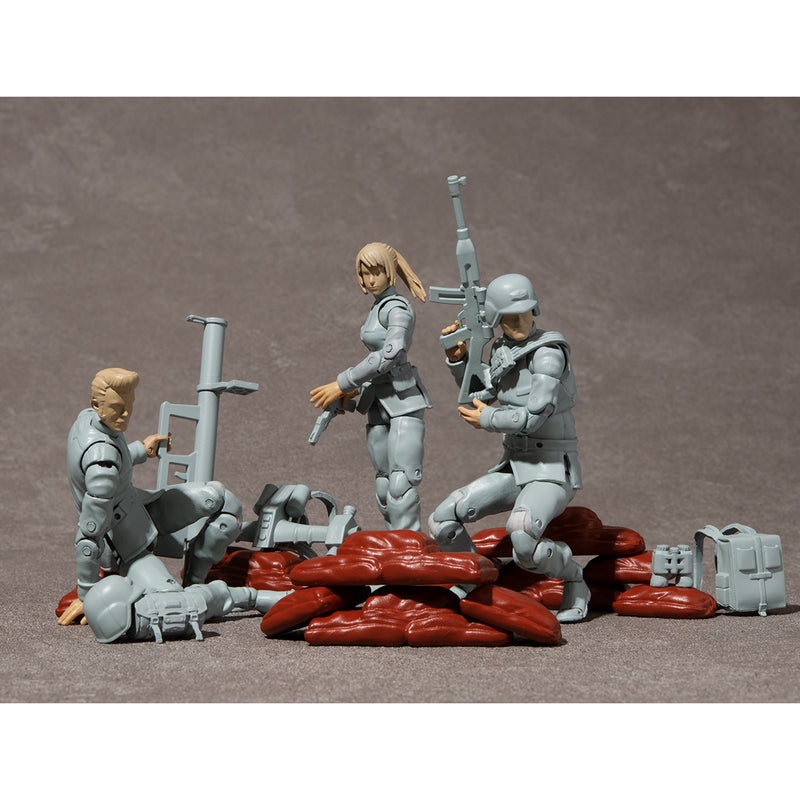 Gundam Mobile Suit MEGAHOUSE G.M.G PROFESSIONAL Earth United Army Soldier 01～03 Set【Packaging with special box】