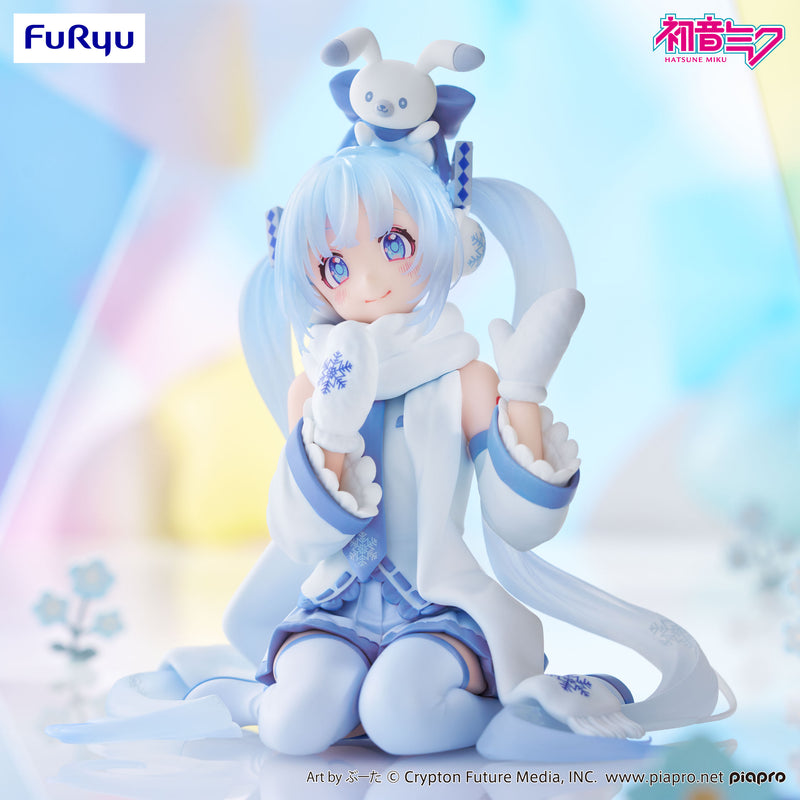Hatsune Miku FURYU Noodle Stopper Figure -SNOW MIKU Sky Town 10th ver.-