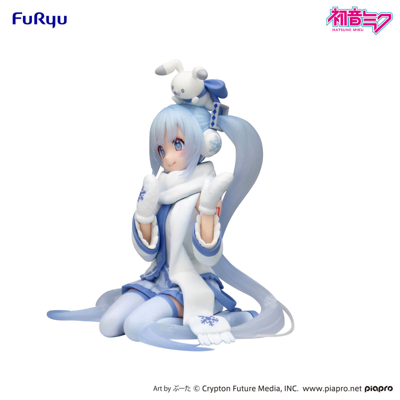Hatsune Miku FURYU Noodle Stopper Figure -SNOW MIKU Sky Town 10th ver.-