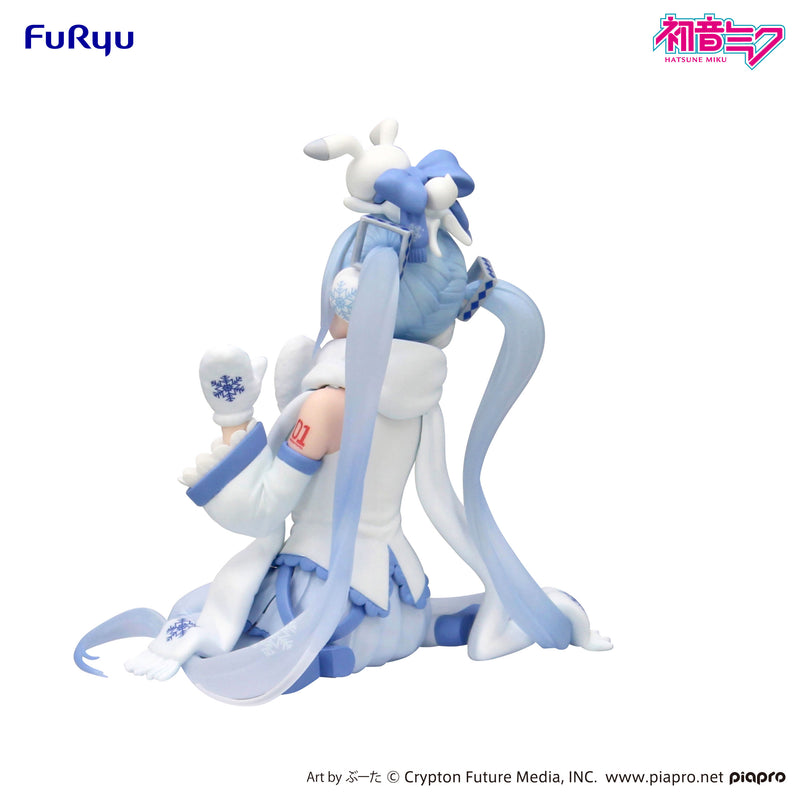Hatsune Miku FURYU Noodle Stopper Figure -SNOW MIKU Sky Town 10th ver.-