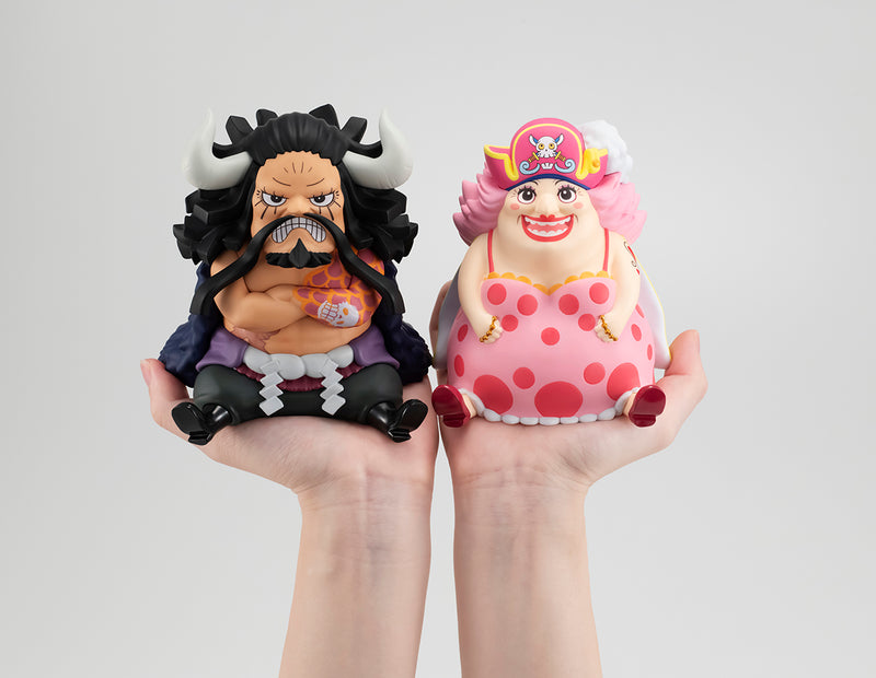 ONE PIECE MEGAHOUSE Lookup Kaido the Beast＆ Big Mom Set 【with gourd＆semla】