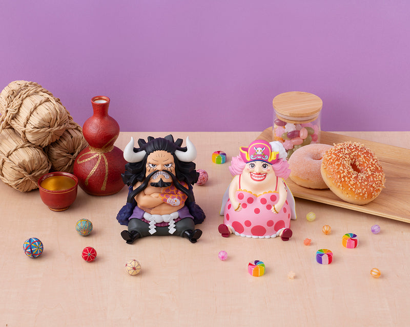 ONE PIECE MEGAHOUSE Lookup Kaido the Beast＆ Big Mom Set 【with gourd＆semla】