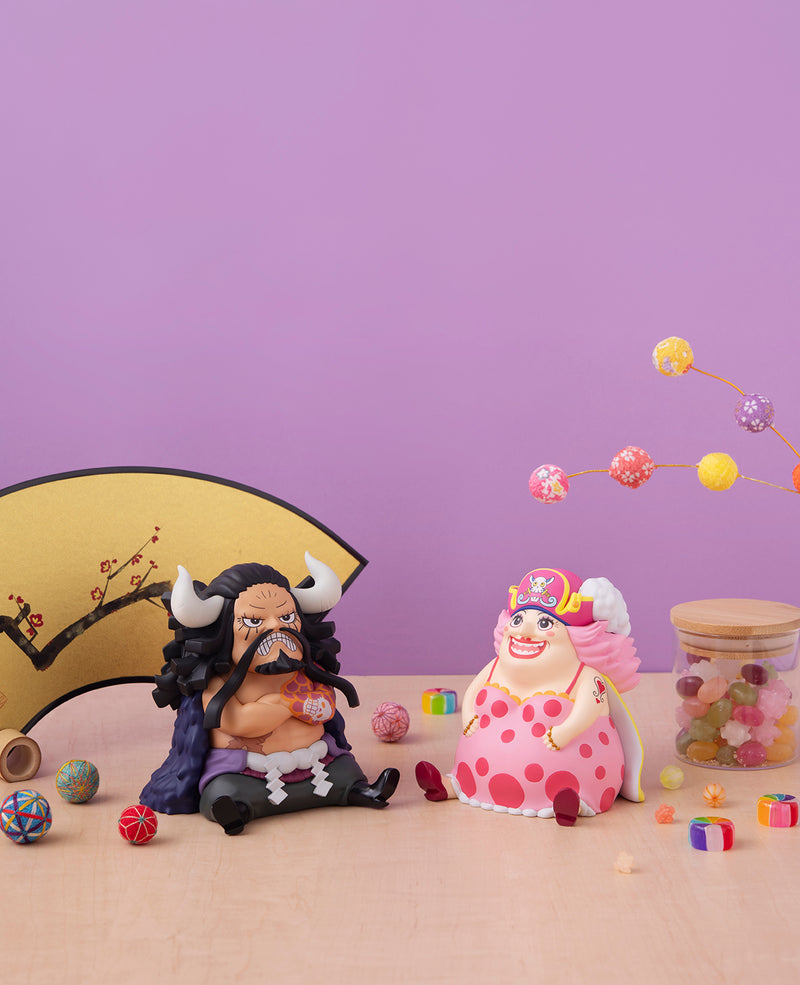 ONE PIECE MEGAHOUSE Lookup Kaido the Beast＆ Big Mom Set 【with gourd＆semla】