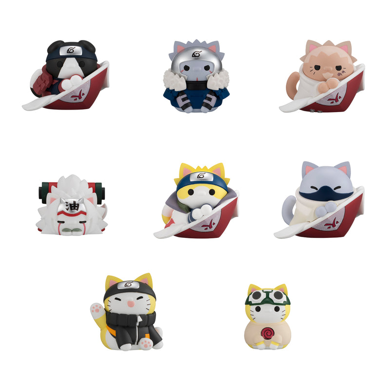 Naruto Shippuden MEGAHOUSE MEGA CAT PROJECT Nyaruto！The bond between master and disciple ver.(1-8pc)