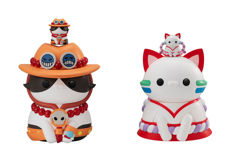 ONE PIECE MEGA CAT PROJECT Nyanto! MEGAHOUSE The Big NYAN PIECE Series Portgas D. Ace