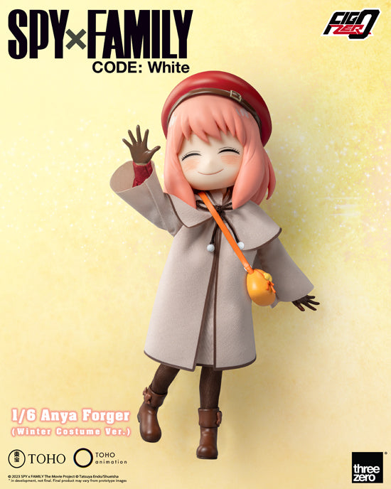 SPY×FAMILY CODE: White threezero FigZero 1/6 Anya Forger (Winter Costume Ver.)