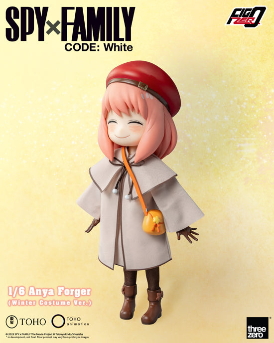 SPY×FAMILY CODE: White threezero FigZero 1/6 Anya Forger (Winter Costume Ver.)