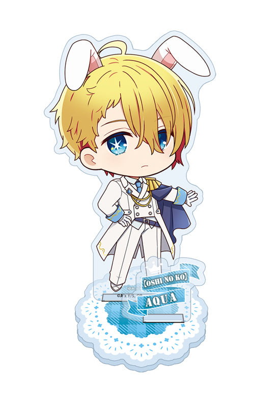 Oshi no Ko Seasonal-Plants Puchichoko Acrylic Stand Aqua White Dress