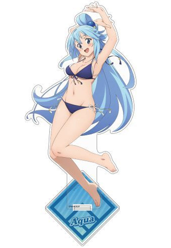 Kono Subarashii Sekai ni Shukufuku wo! 3 Cospa Original Illustration Aqua Swimwear Ver. Acrylic Stand (Large)