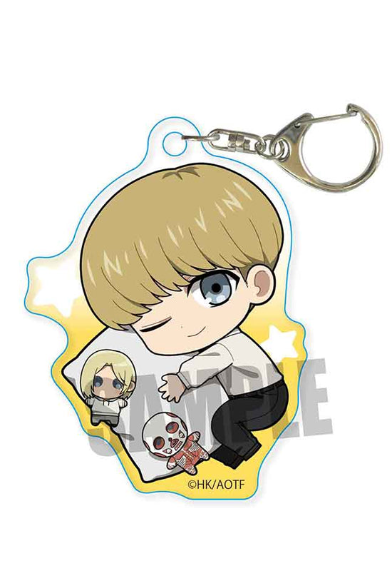 Attack on Titan Bell House GyuGyutto Acrylic Key Chain Armin Arlert Oyasumi Ver.