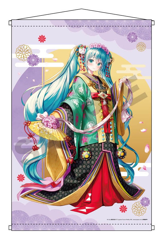 Hatsune Miku Crux B2 Tapestry Twelve-layered Ceremonial Kimono