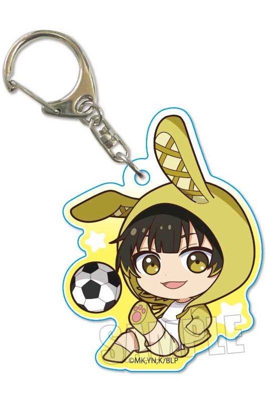 Blue Lock Bell House Pukasshu Acrylic Key Chain Bachira Meguru