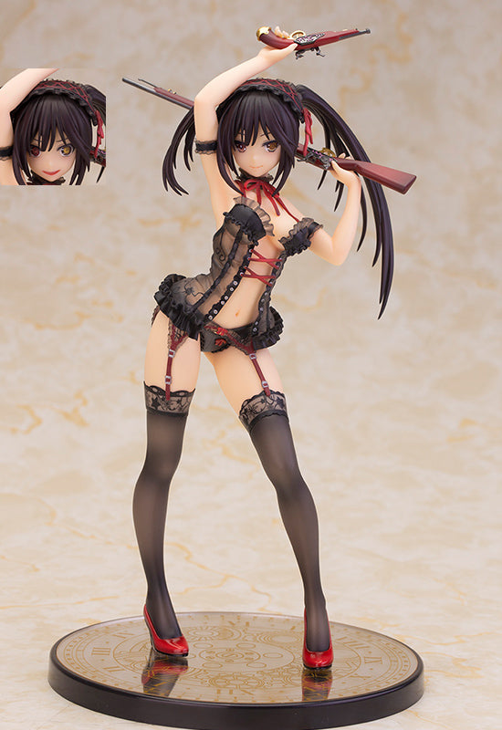 Date A Live Alphamax Kurumi Tokisaki Lingerie Ver. Black color (with alternate face parts)[Resale]