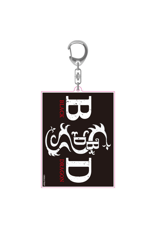 Tokyo Revengers ORANGE ROUGE Plate Key Chain Black Dragon