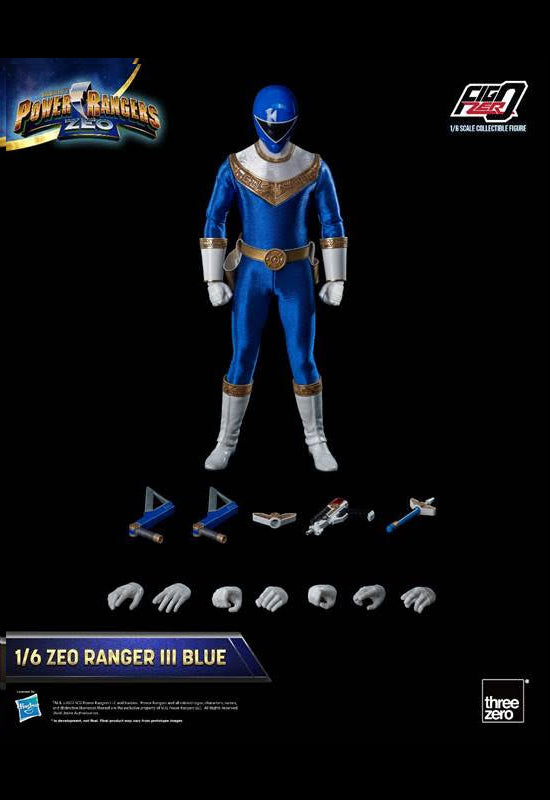 Power Rangers Zeo threezero FigZero 1/6 Zeo Ranger III Blue