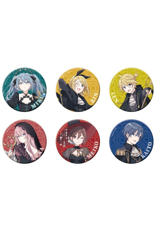 Hatsune Miku Series Movic Can Badge Wizard (1-6 Selection)