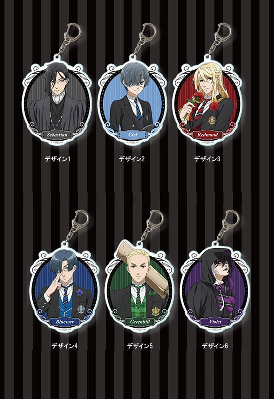 Black Butler Public School Arc Arc Licence Big Acrylic Key Chain Design