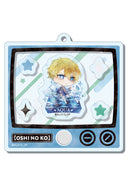 Oshi no Ko CS.FRONT Chara Deru Art Shakashaka Acrylic Key Chain 02 Aqua