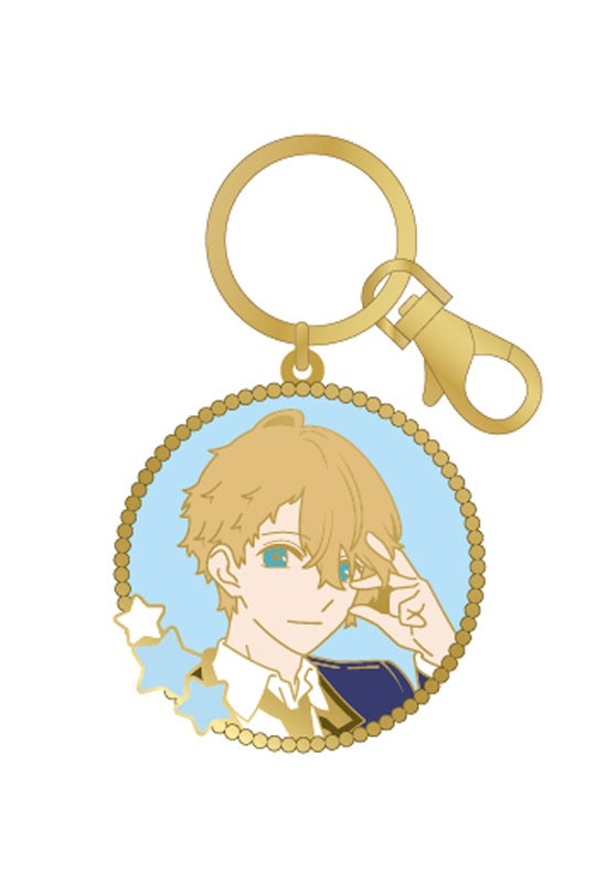 Oshi no Ko TAPIOCA Stained Glass Style Key Chain Aqua