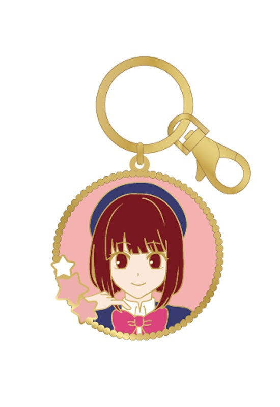 Oshi no Ko TAPIOCA Stained Glass Style Key Chain Arima Kana